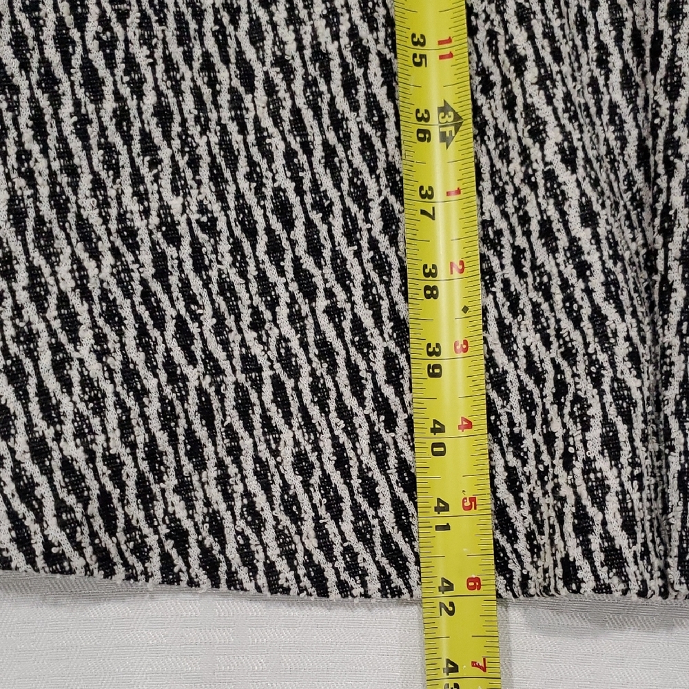 Andrew Marc Black and White Sleeveless Midi Dress - Picture 15 of 17